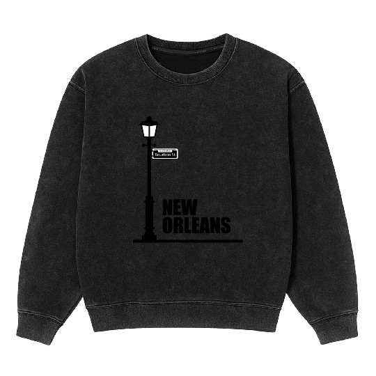 New Orleans - Bourbon Street Mineral Wash Sweatshirts