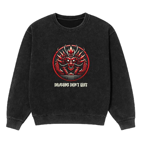 Dragonboat Dragon Boat Racing Dragon Boat Festival Mineral Wash Sweatshirts