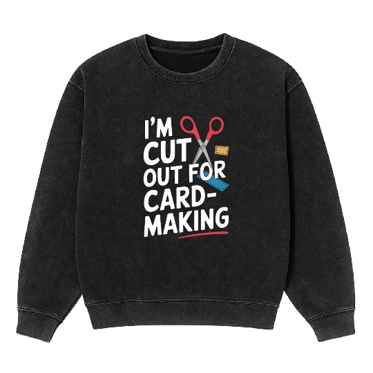 Cardmaker Scrapbooking Cardmaking Kits for Adults Mineral Wash Sweatshirts