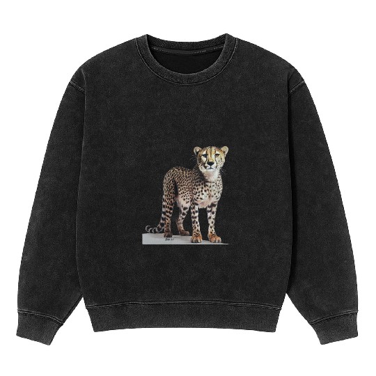 Cheetah Mineral Wash Sweatshirts