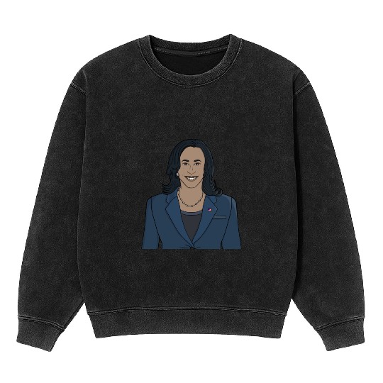 Vote for Kamala Harris in the US presidential elec Mineral Wash Sweatshirts