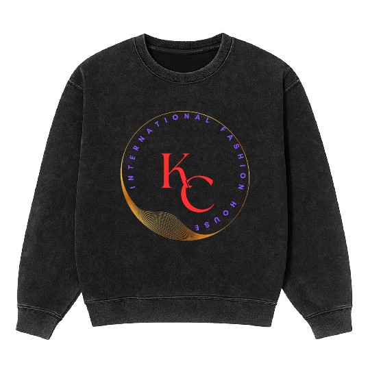 Classic Mineral Wash Sweatshirts, Women, Men,Short Sleeve ,KC