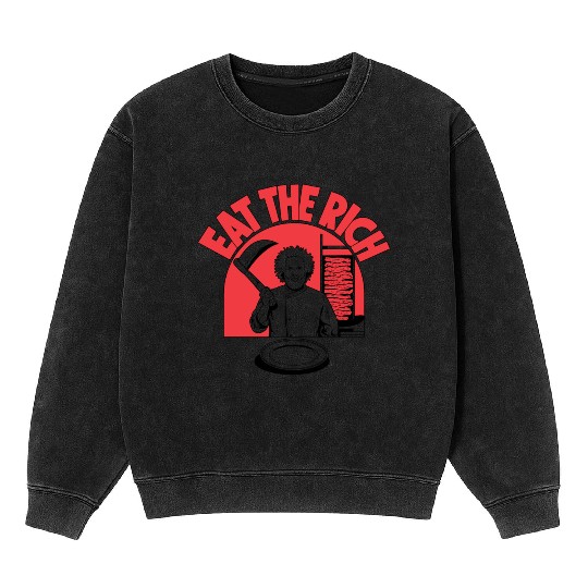 Eat The Rich Doner Döner Kebab Mineral Wash Sweatshirts