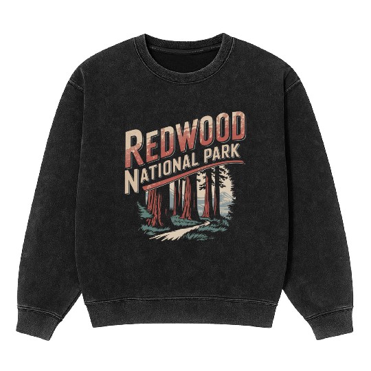 Redwood National Park Mineral Wash Sweatshirts