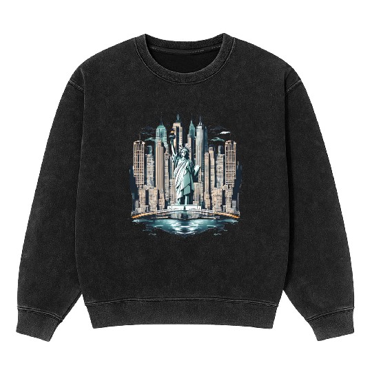 New York City gift idea Mineral Wash Sweatshirts