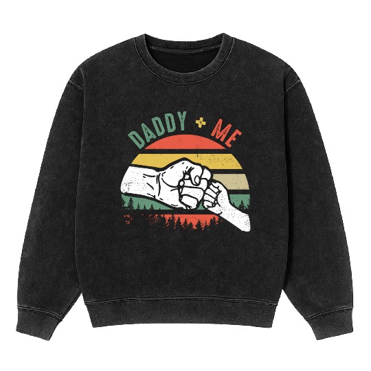 Love Daddy and Me Mineral Wash Sweatshirts
