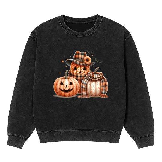 Hey There Pumpkin Mineral Wash Sweatshirts