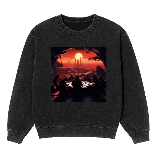 A Group of Rebels Mineral Wash Sweatshirts