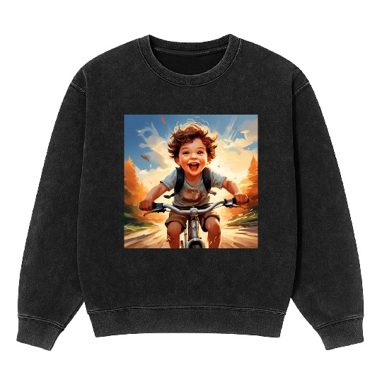 Joyful Rides Mineral Wash Sweatshirts