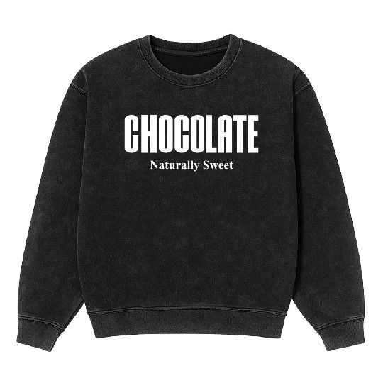 Chocolate Natural Sweet Mineral Wash Sweatshirts