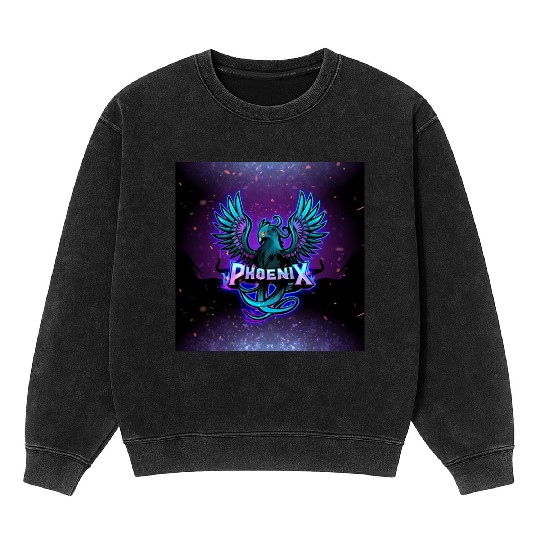 Phoenix Blue 1 Mineral Wash Sweatshirts