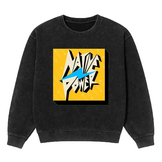 Indigenous People Logos Mineral Wash Sweatshirts