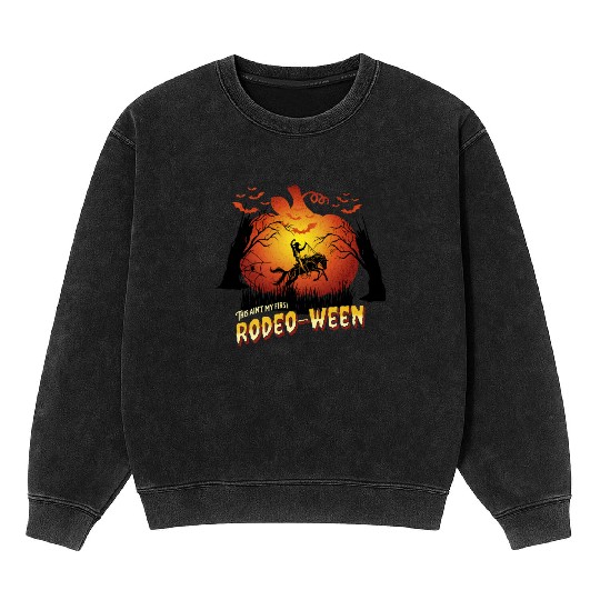 This ain't my first Rodeo-ween Mineral Wash Sweatshirts