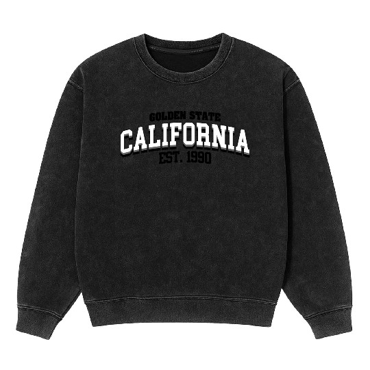 California Golden State Mineral Wash Sweatshirts