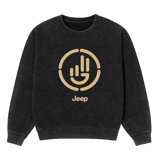 Jeep Wave Mineral Wash Sweatshirts