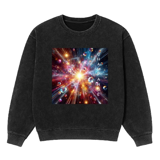 Champagne Supernova Mineral Wash Sweatshirts