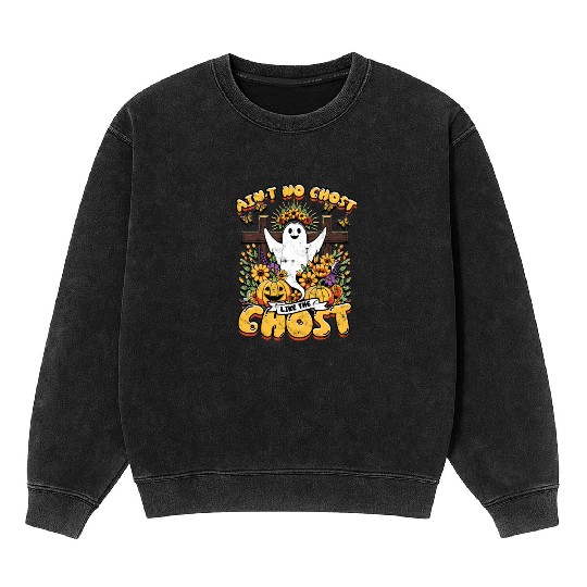 Ain't No Ghost Like The Holy Ghost - Christian Mineral Wash Sweatshirts