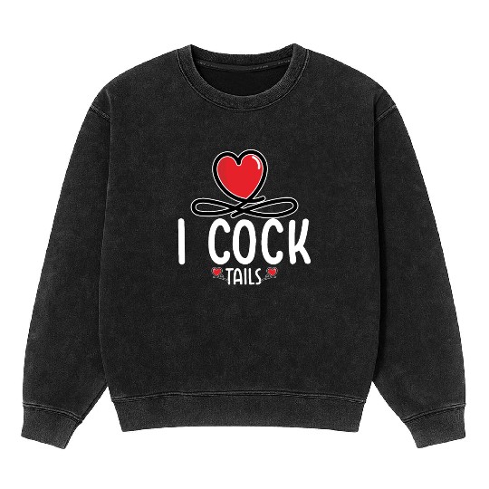 Funny I Love Cocktails 6 Mineral Wash Sweatshirts