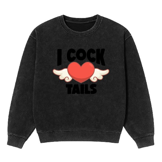 Funny I Love Cocktails 7 Mineral Wash Sweatshirts