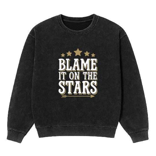 Astrology Skeptic Critical Thinking Mineral Wash Sweatshirts