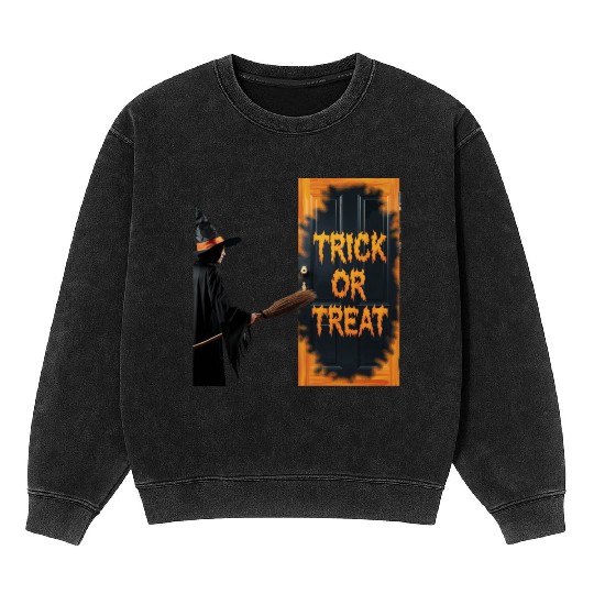 Witching Hour: Trick or Treat Mineral Wash Sweatshirts