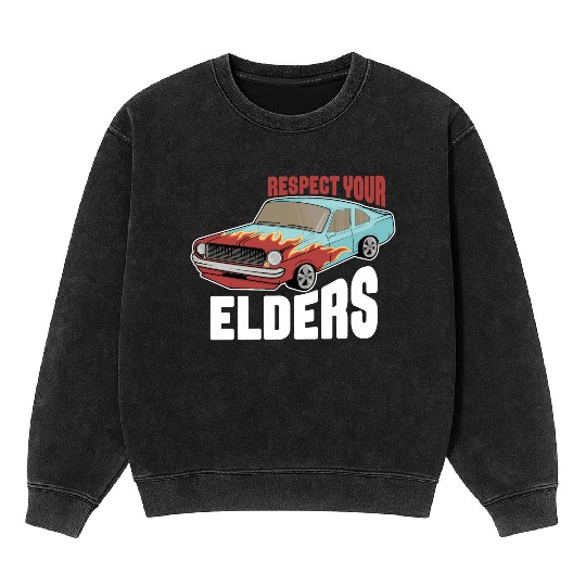 Funny Car Guy 2 Mineral Wash Sweatshirts