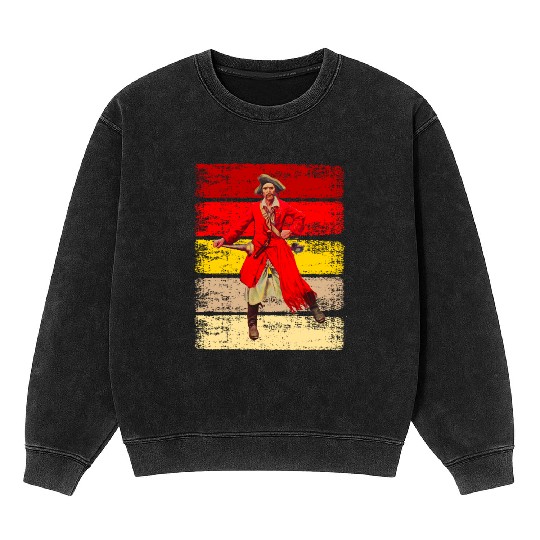 Pirate in a Redcoat Mineral Wash Sweatshirts