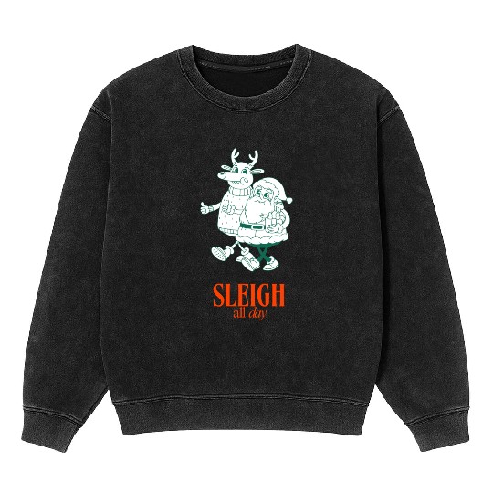 Sleigh all Day Mineral Wash Sweatshirts