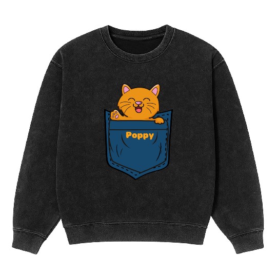 Adorable poppy Mineral Wash Sweatshirts