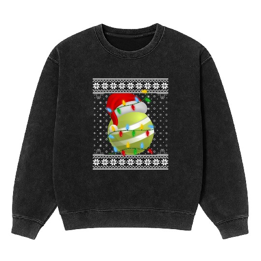 Croquet Ball Christmas Mineral Wash Sweatshirts