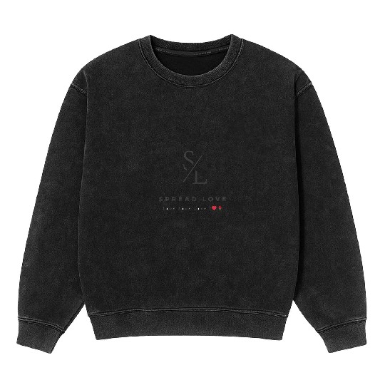 spread love - "Love in Every Gesture" Mineral Wash Sweatshirts