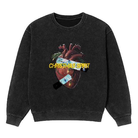 Christmas Spirit Mineral Wash Sweatshirts