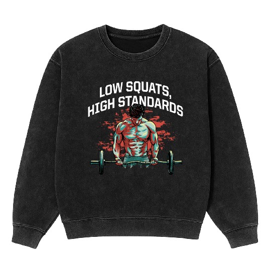 Funny Workout Motivational Quote Gym Mineral Wash Sweatshirts