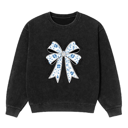 Christmas Coquette Bow, Merry Christmas Mineral Wash Sweatshirts