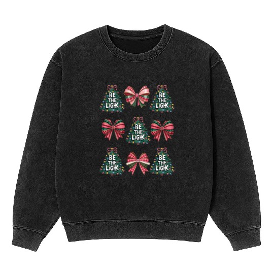 Tree Christmas, Christmas Retro Mineral Wash Sweatshirts