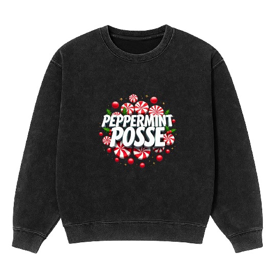 Peppermint Posse Mineral Wash Sweatshirts