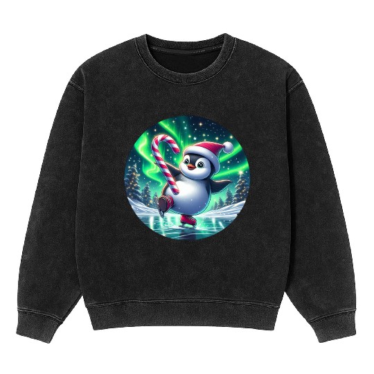 Penguin's Northern Lights Skate Mineral Wash Sweatshirts