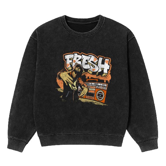 Spray Can Subway Streetwear Striking Mineral Wash Sweatshirts