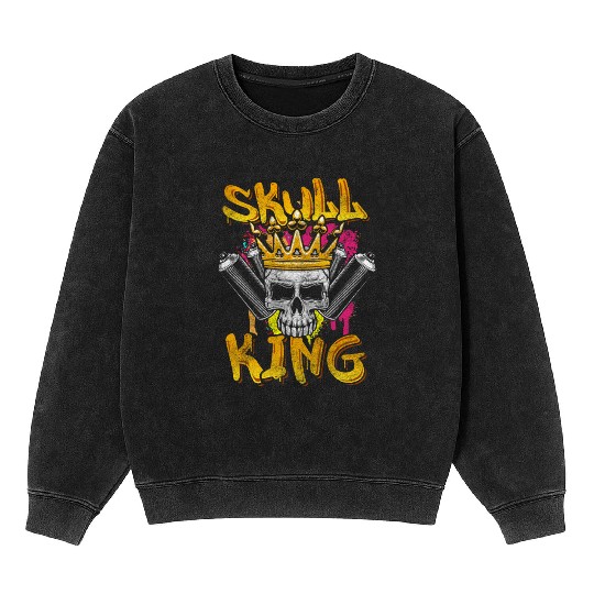 Spray Can Subway House Neon Mineral Wash Sweatshirts