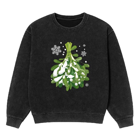 Mistletoe Mineral Wash Sweatshirts