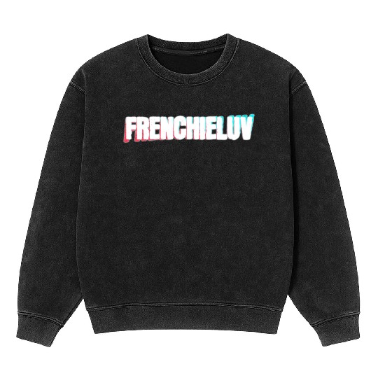 Frenchie Love Mineral Wash Sweatshirts