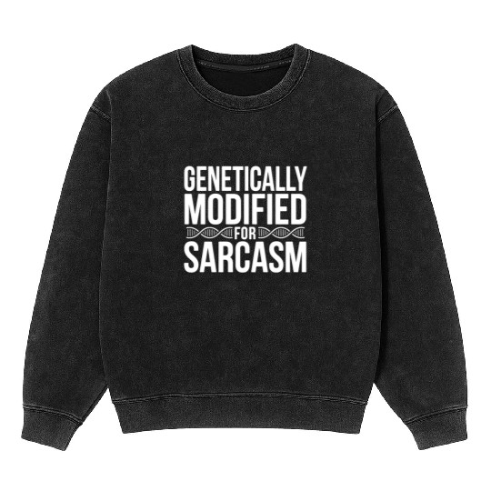 Sarcastic Genealogy DNA Test Genetics Biologist Mineral Wash Sweatshirts