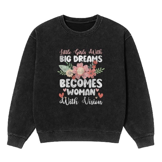 Women's Day Power Feminism Frida Kahlo Mineral Wash Sweatshirts