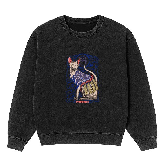 Japanese Car | premium Design | Mineral Wash Sweatshirts