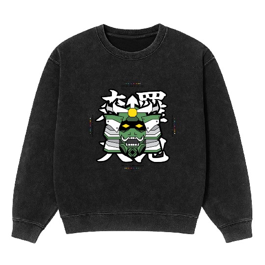 SEKMOLAI - Samurai Green Mineral Wash Sweatshirts