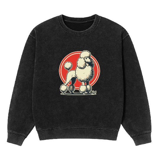 Majestic Poodle Mineral Wash Sweatshirts