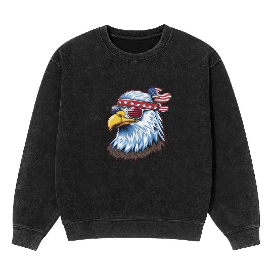 America Est 1776. USA Mineral Wash Sweatshirts