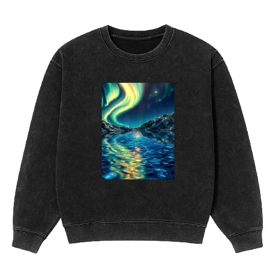 Crystal Lake of Aurora Mineral Wash Sweatshirts