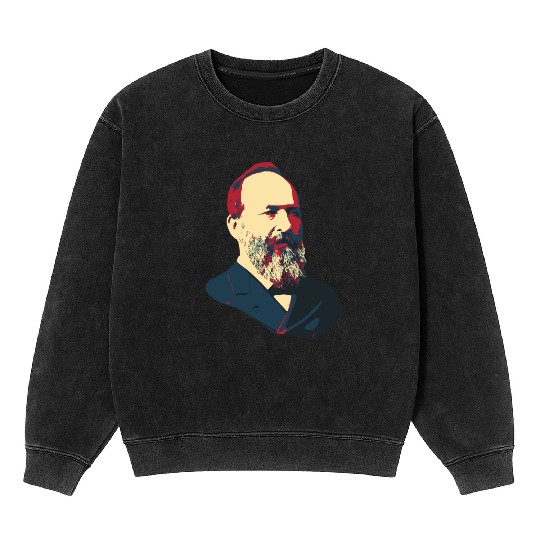 President James Abraham Garfield Mineral Wash Sweatshirts