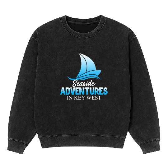 FLORIDA KEYS SEA ADVENTURES IN KEY-WEST Keys Mineral Wash Sweatshirts